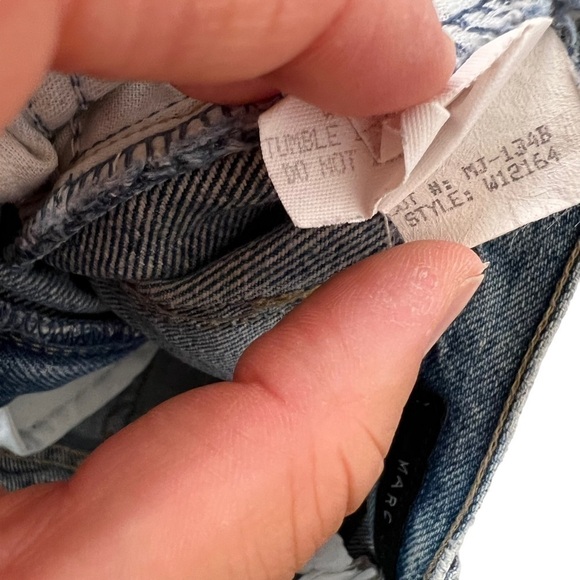 Vintage Rare Y2K Marc Jacobs Blue Denim Jeans Size 4 - Picture 6 of 10